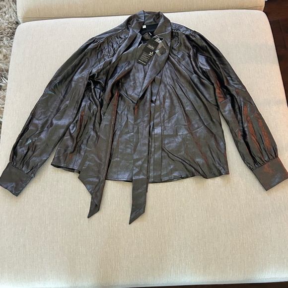 LilySilk 100% Mulberry Silk Button-Up Shirt - Picture 1 of 4